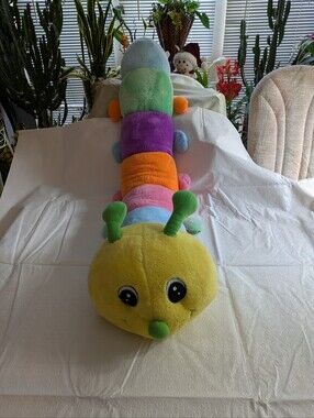 Goffa International plush rainbow caterpillar 50 in long